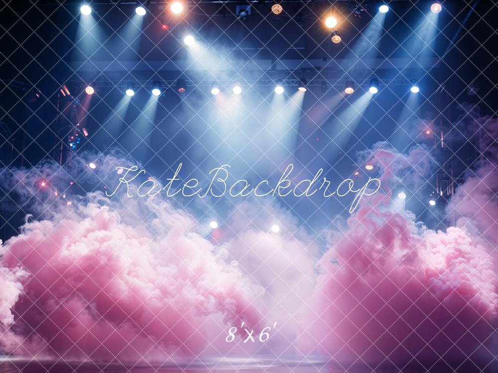 Kate Pink Smoke Stage Lighting Backdrop Designed by Emetselch