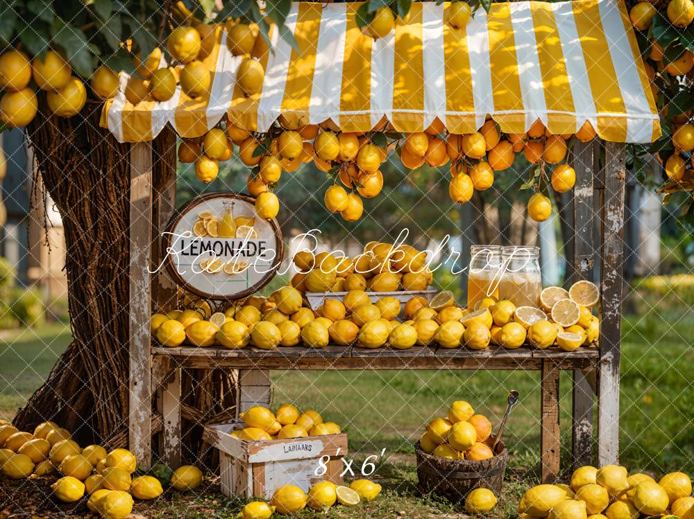 Kate Summer Green Meadow Lemonade Shop Backdrop Designed by Emetselch -UK