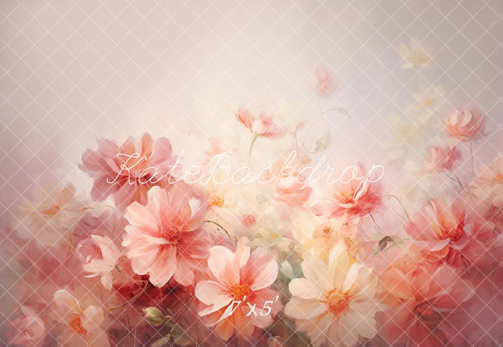 Kate Fine Art Colorful Floral Backdrop Designed by GQ -UK