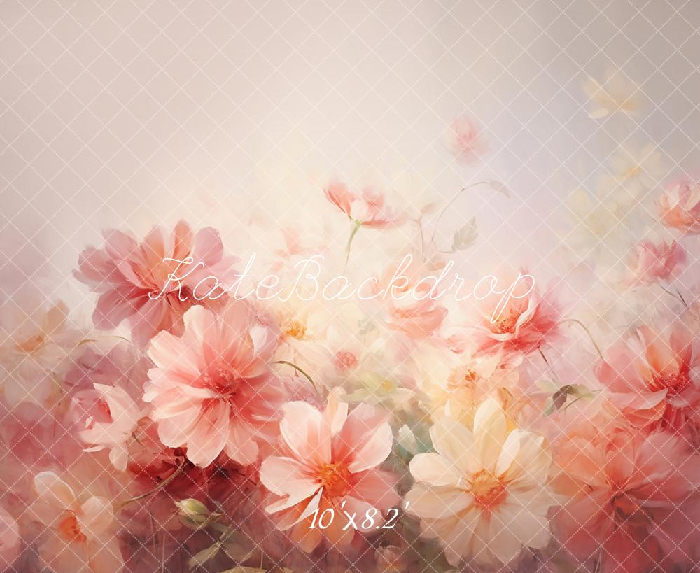 Kate Fine Art Colorful Floral Backdrop Designed by GQ -UK