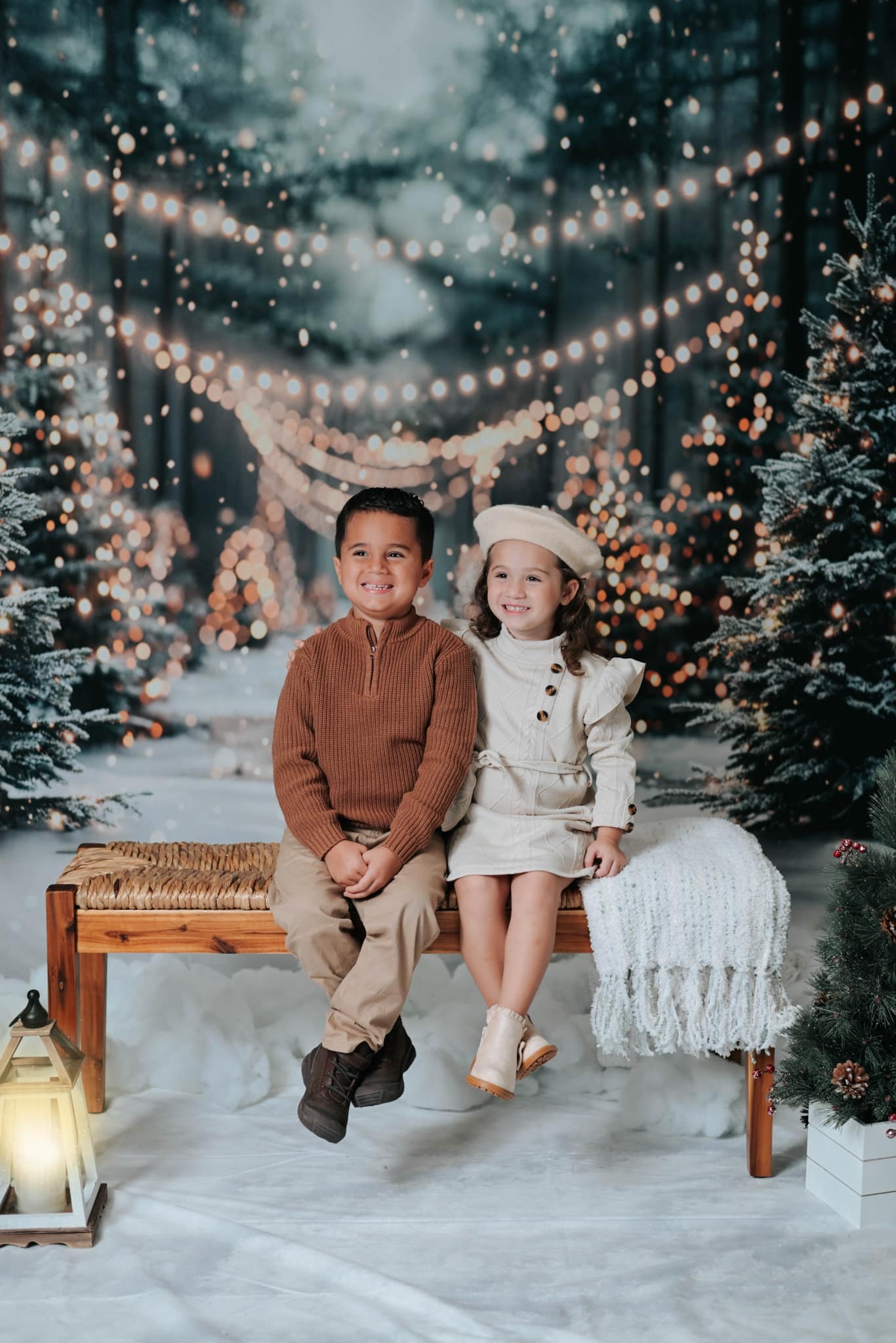 Kate Winter Christmas Forest Snowland Backdrop Designed by Emetselch -UK