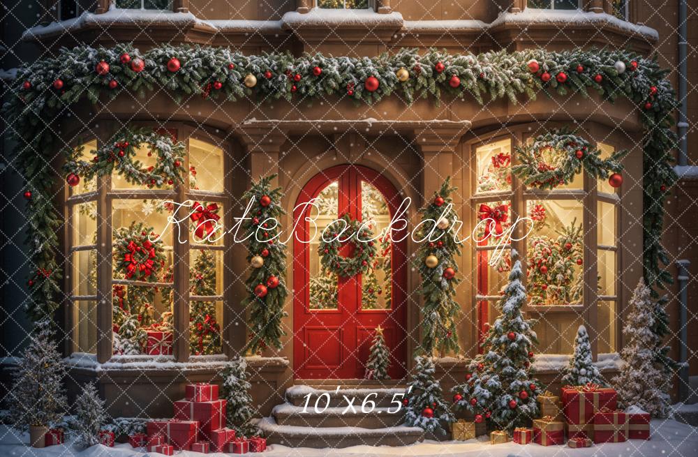 On Sale Kate Winter Christmas Gift Store Backdrop Designed by Chain Photography -UK