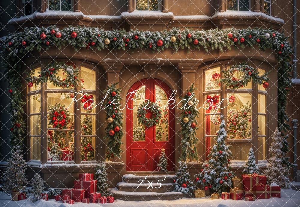 On Sale Kate Winter Christmas Gift Store Backdrop Designed by Chain Photography -UK