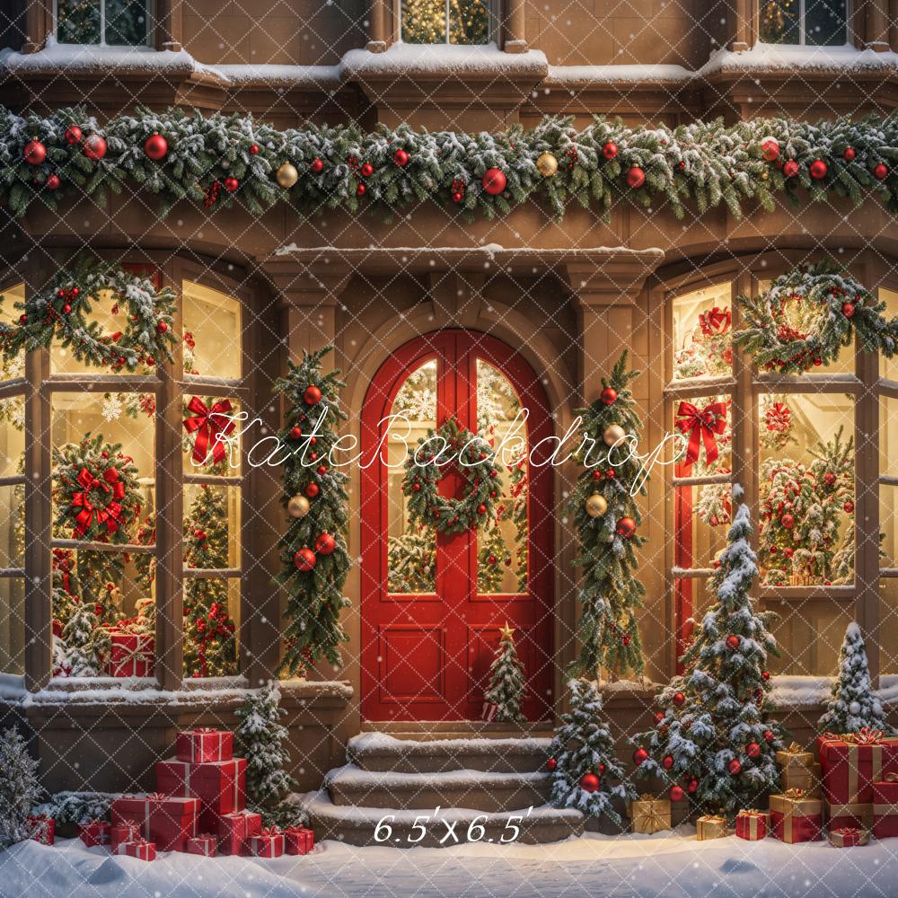 On Sale Kate Winter Christmas Gift Store Backdrop Designed by Chain Photography -UK