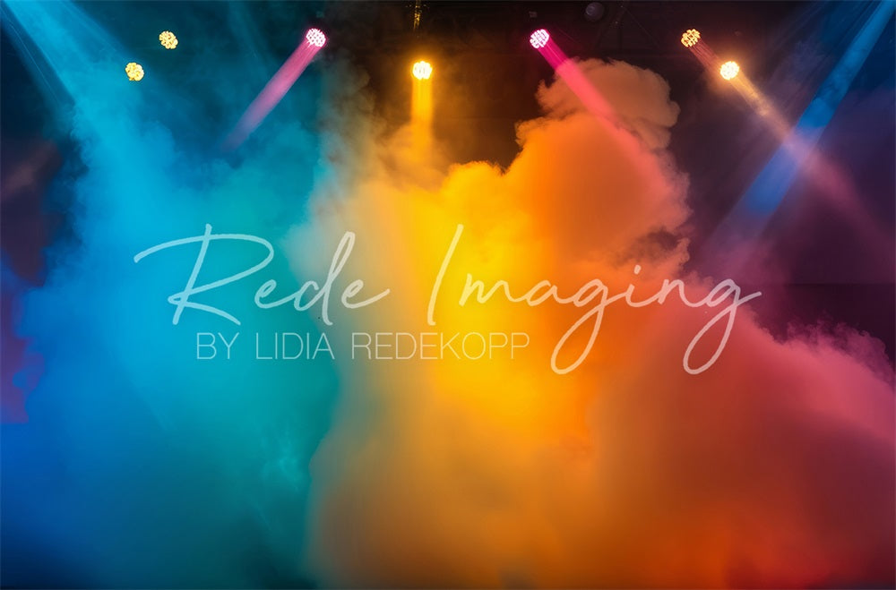 On Sale Kate Colorful Rainbow Smoke Show Stage Backdrop Designed by Lidia Redekopp -UK