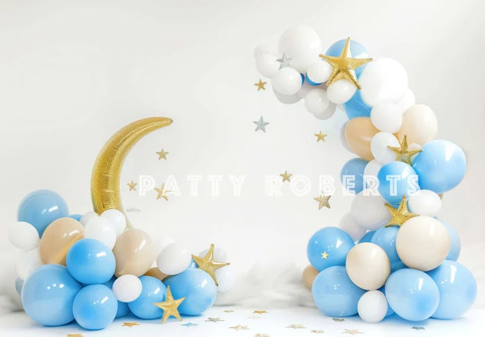 Kate Moon Balloons Cake Smash Backdrop Designed by Patty Robert -UK