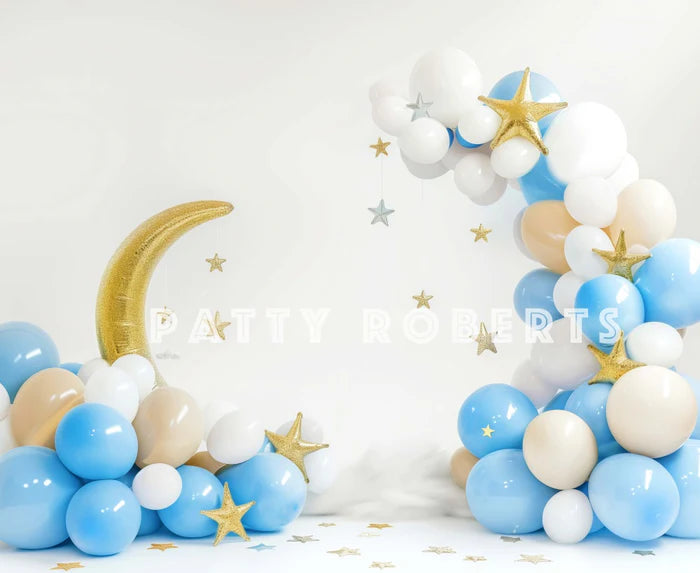 Kate Moon Balloons Cake Smash Backdrop Designed by Patty Robert -UK