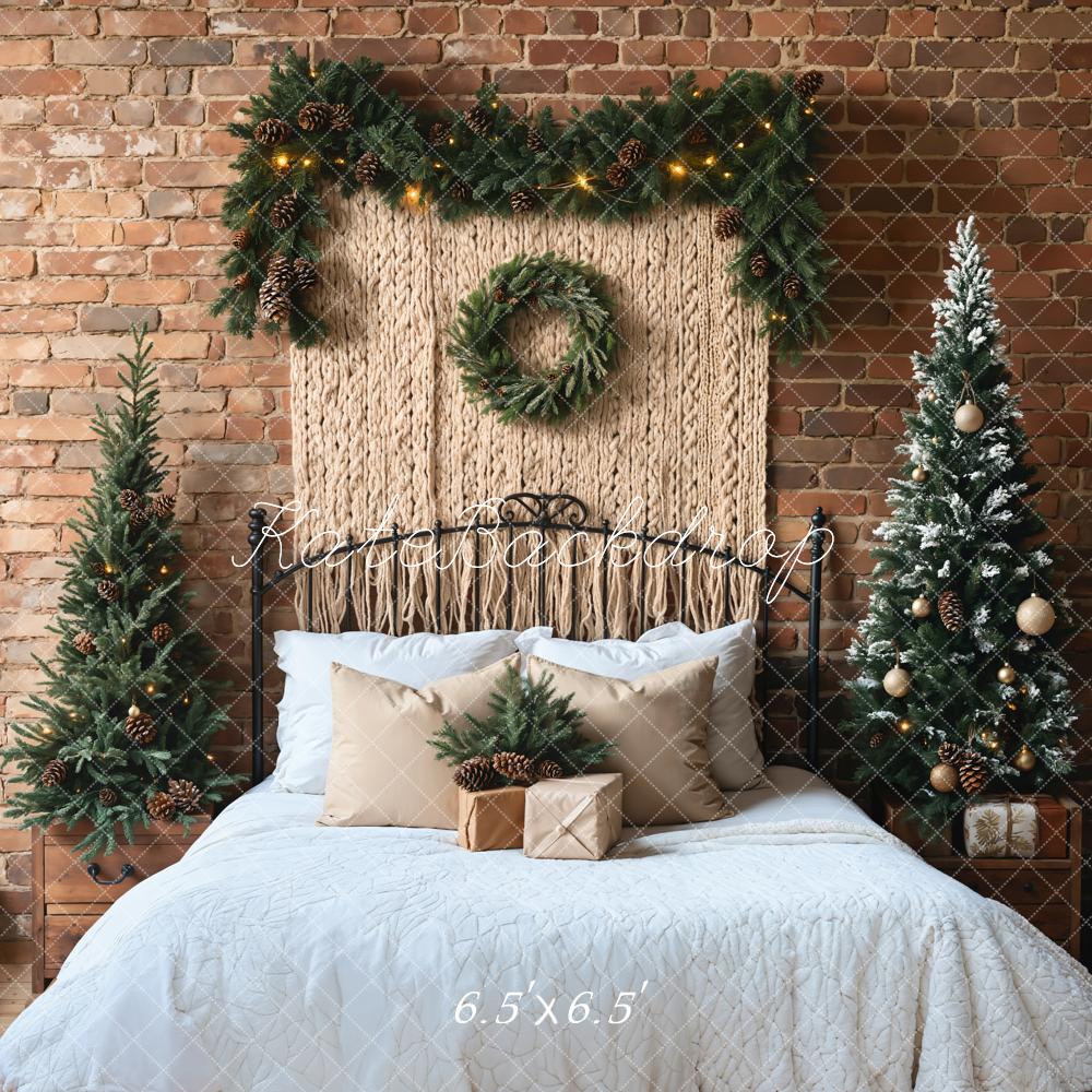 On Sale Kate Christmas Tree Headboard Boho Backdrop Designed by Emetselch -UK
