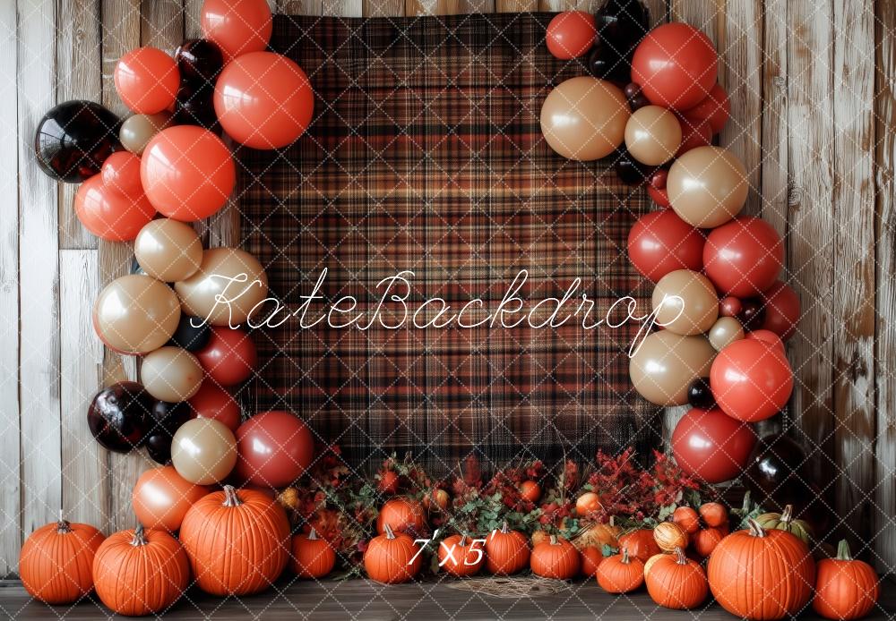 Kate Autumn Pumpkin Balloon Arch Backdrop Designed by Patty Robert -UK