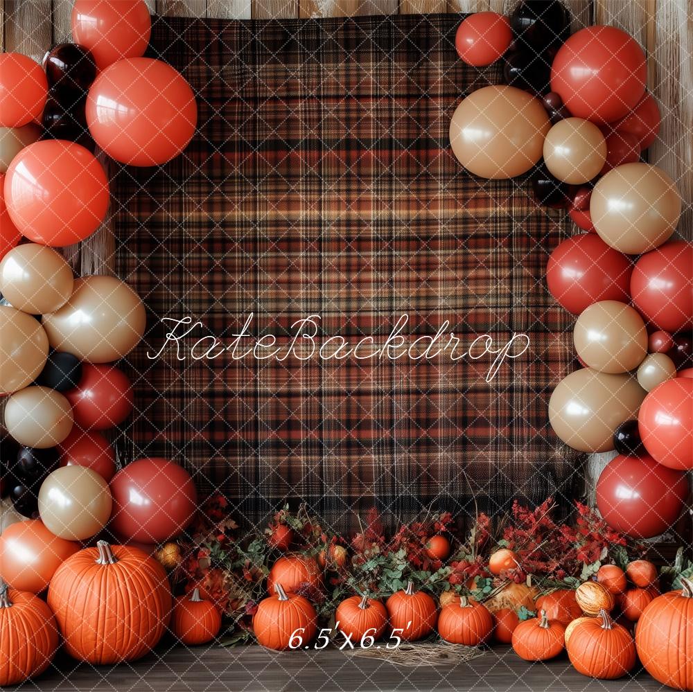 Kate Autumn Pumpkin Balloon Arch Backdrop Designed by Patty Robert -UK