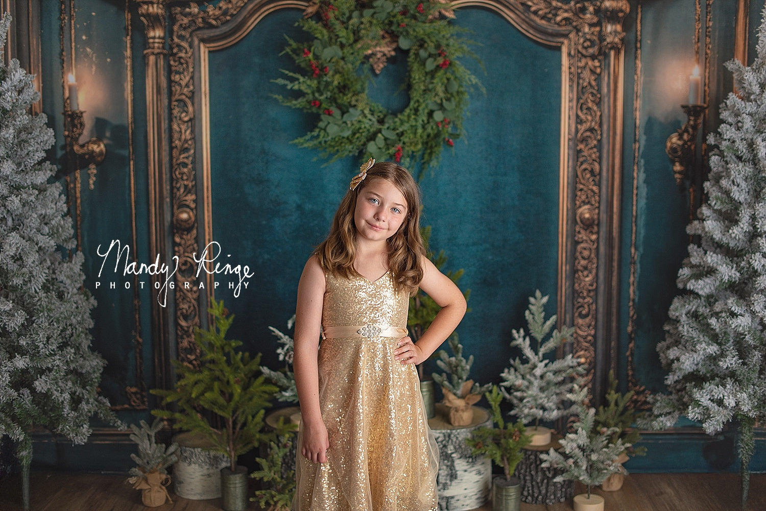 Kate Green Vintage Ornate Wall Backdrop Designed by Emetselch -UK