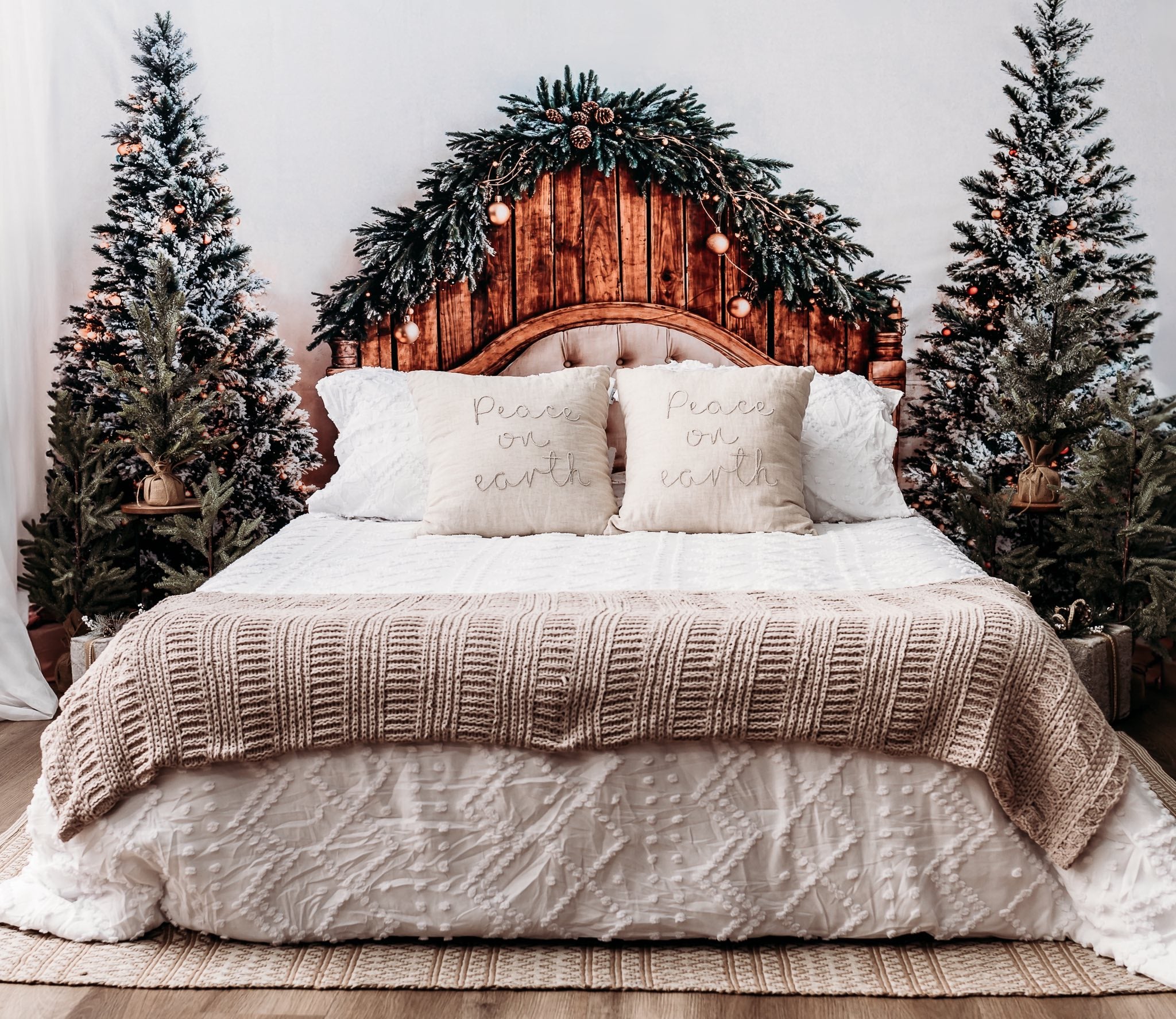 Kate Christmas Headboard Backdrop Designed by Emetselch -UK