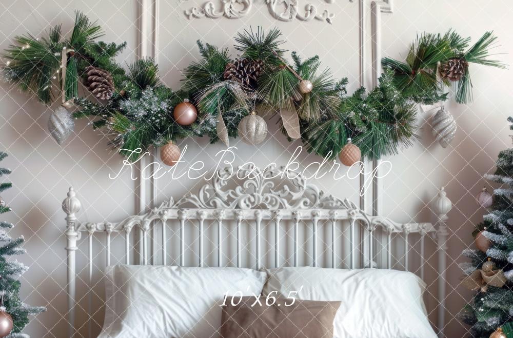 On Sale Kate Christmas Headboard Bedroom White Backdrop Designed by Mini MakeBelieve -UK