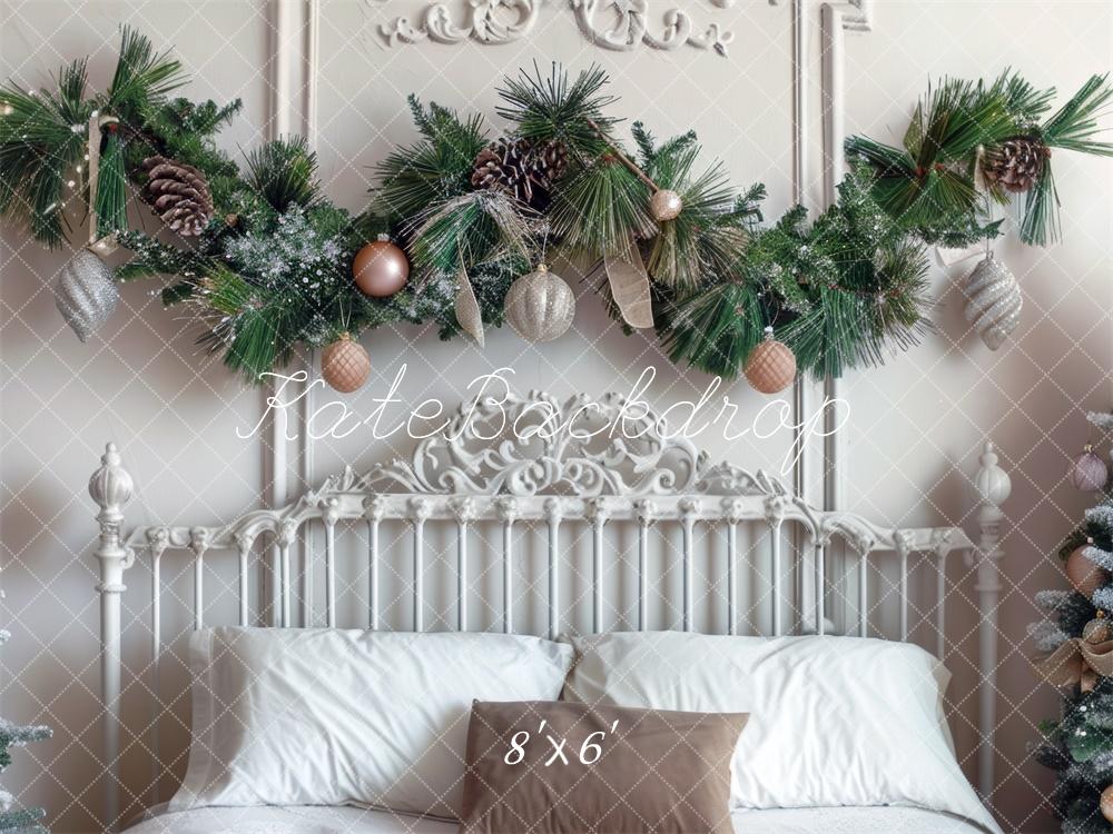 On Sale Kate Christmas Headboard Bedroom White Backdrop Designed by Mini MakeBelieve -UK
