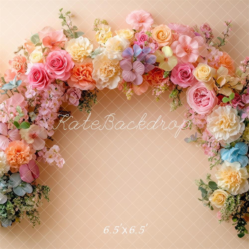 Kate Spring Flower Arch Pastel Backdrop Designed by Patty Robert -UK