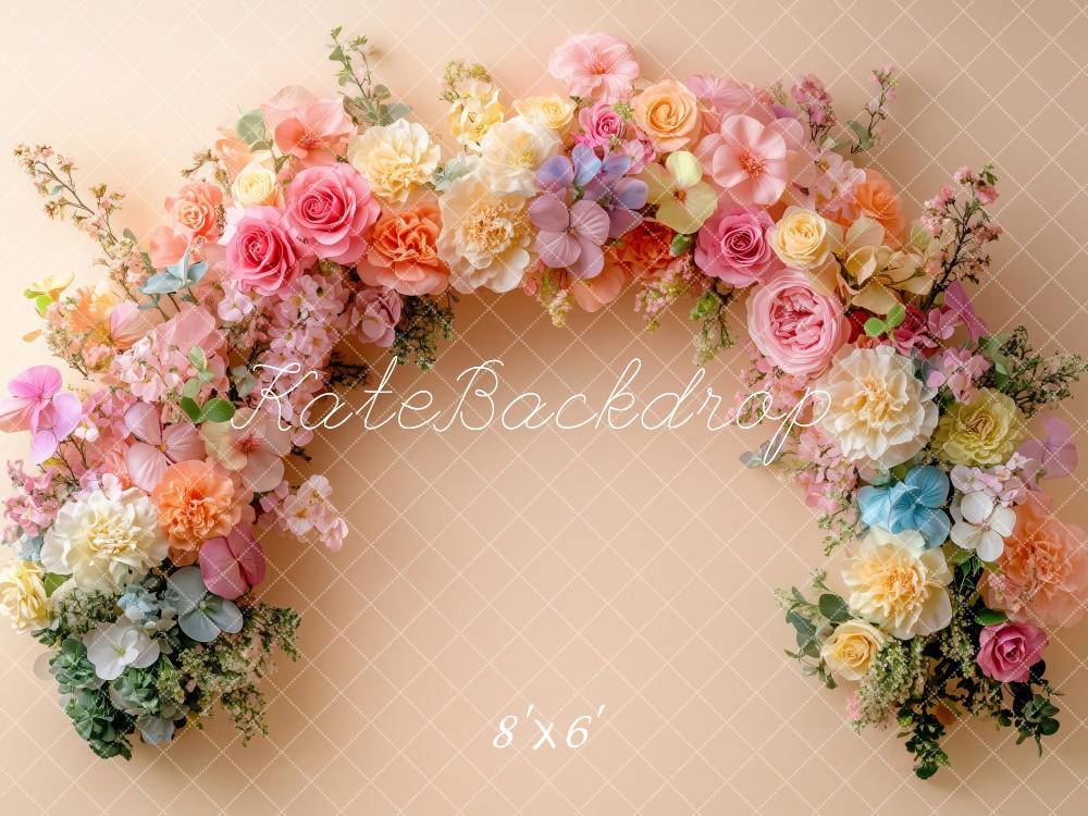 Kate Spring Flower Arch Pastel Backdrop Designed by Patty Robert -UK