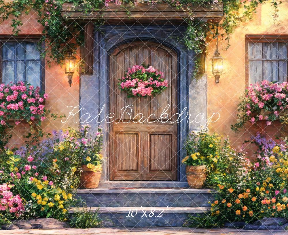 Kate Spring Doorway Flowers Backdrop Designed by Emetselch -UK
