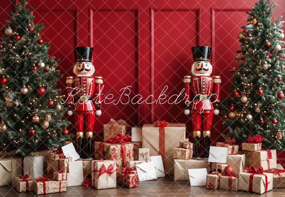 Lightning Deals Kate Christmas Tree Nutcracker Gifts Backdrop Designed by Patty Robert -UK