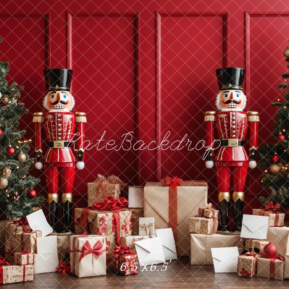 Lightning Deals Kate Christmas Tree Nutcracker Gifts Backdrop Designed by Patty Robert -UK