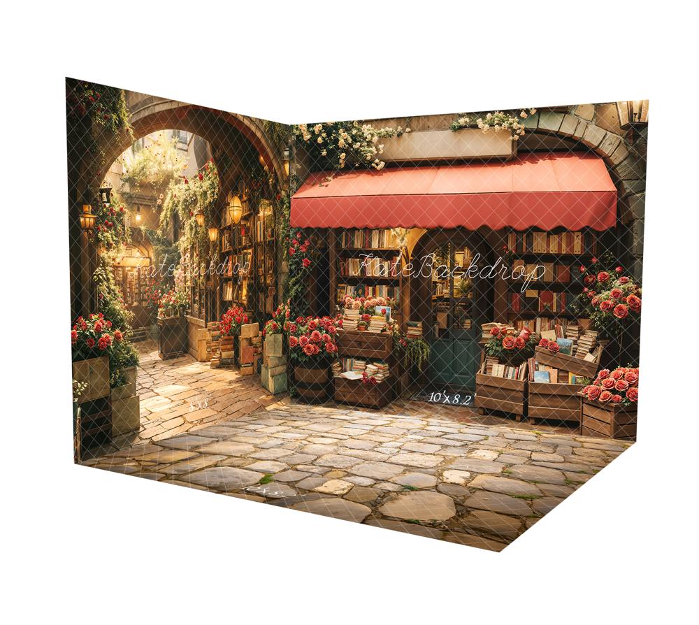Kate Kate Valentine Floral Bookstore Archway Room Set -UK