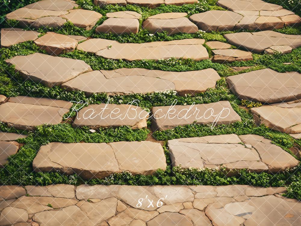 Kate Stone Pathway Grass Floor Backdrop Designed by Emetselch -UK