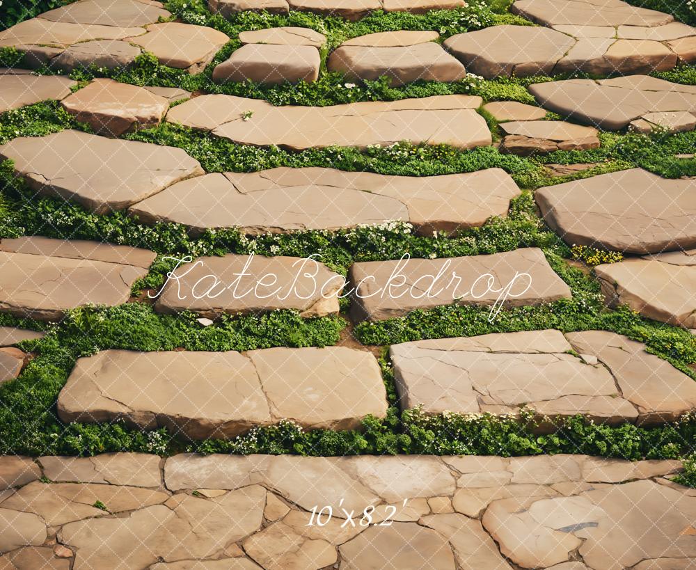 Kate Stone Pathway Grass Floor Backdrop Designed by Emetselch -UK