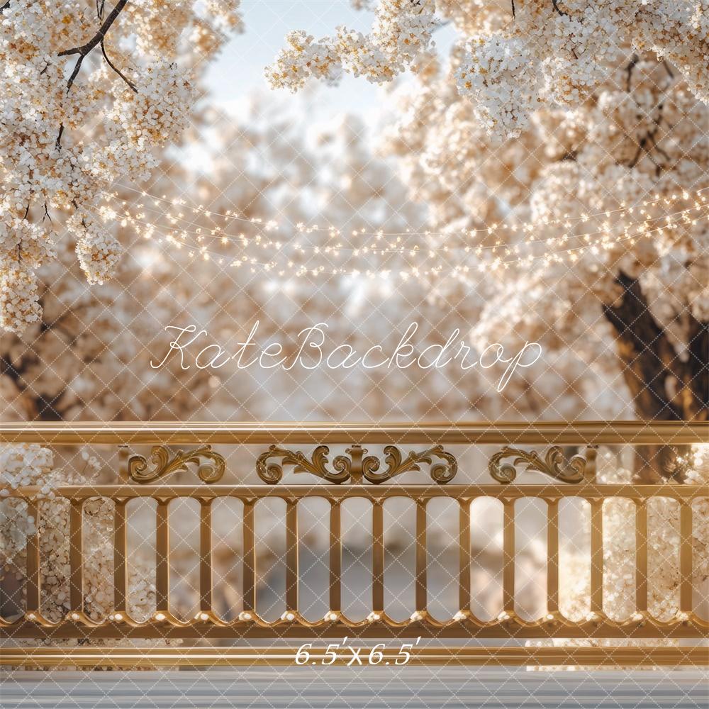 Kate Spring Blossom Balcony Backdrop Designed by Mini MakeBelieve -UK