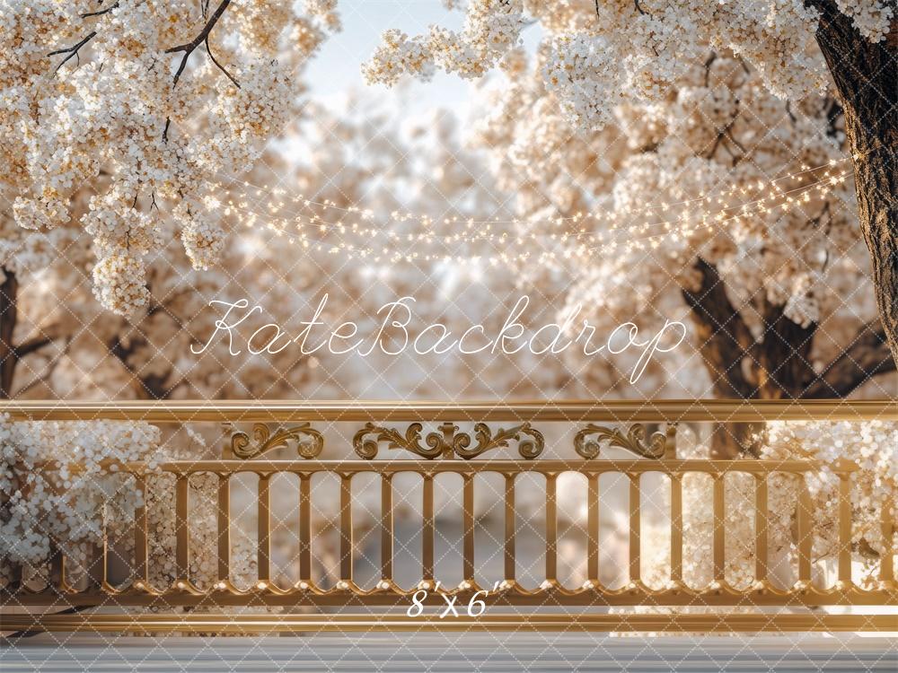 Kate Spring Blossom Balcony Backdrop Designed by Mini MakeBelieve -UK