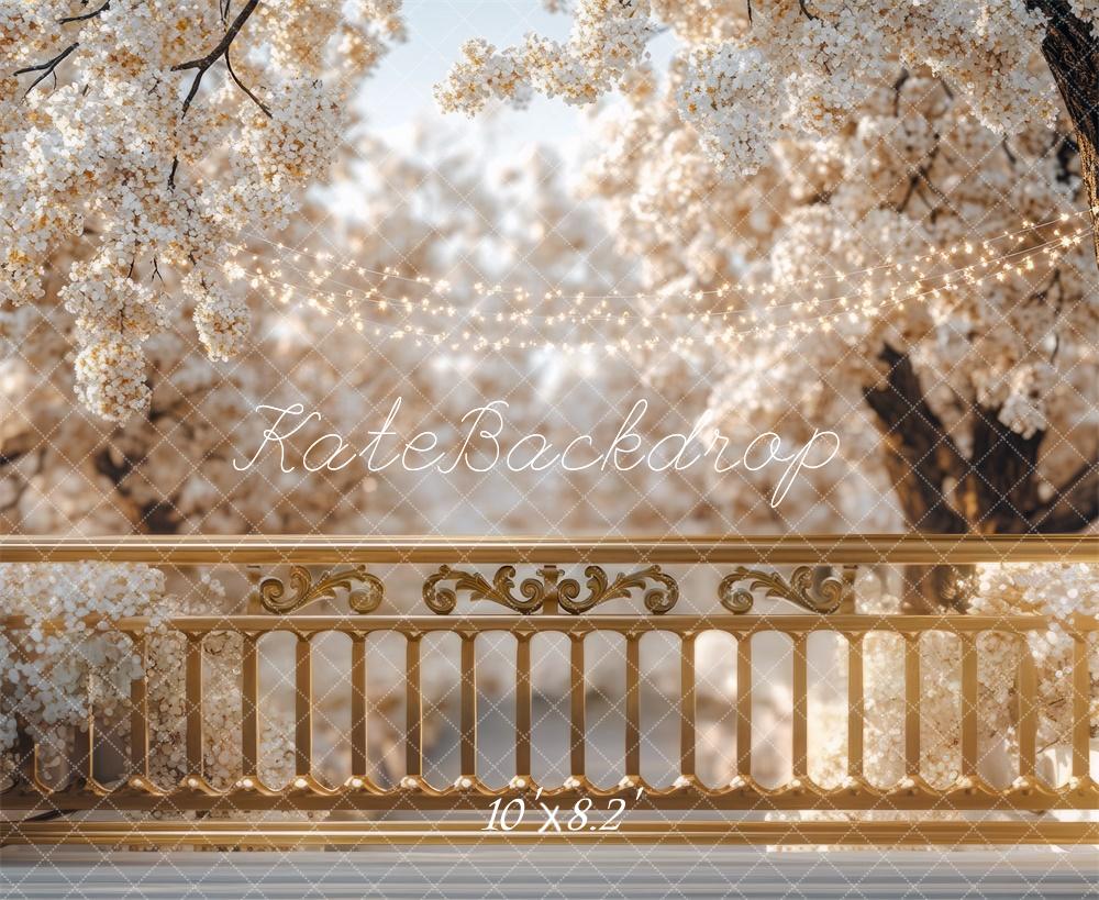 Kate Spring Blossom Balcony Backdrop Designed by Mini MakeBelieve -UK