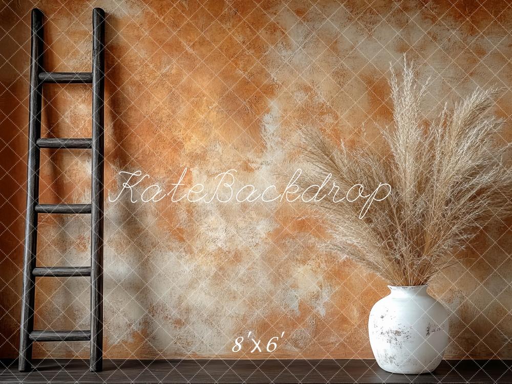 Kate Simple Boho Rustic Ladder Vase Backdrop Designed by Mini MakeBelieve -UK