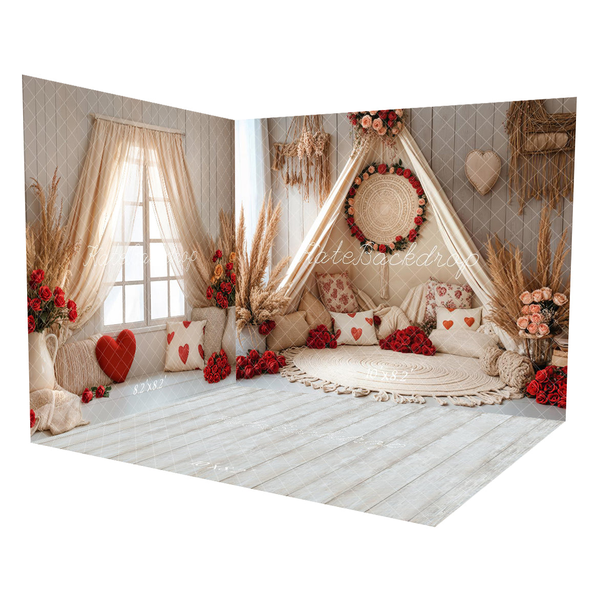 Kate Spring Boho Romantic Floral Tent Room Set -UK