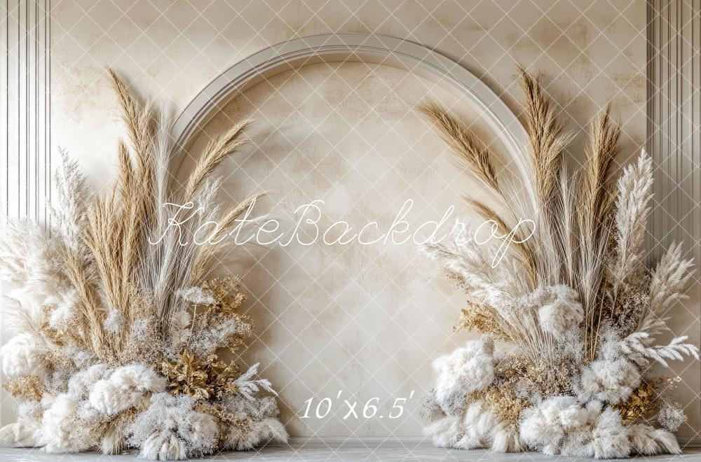 Kate Boho Floral Arched Wall Backdrop Designed by Mini MakeBelieve -UK