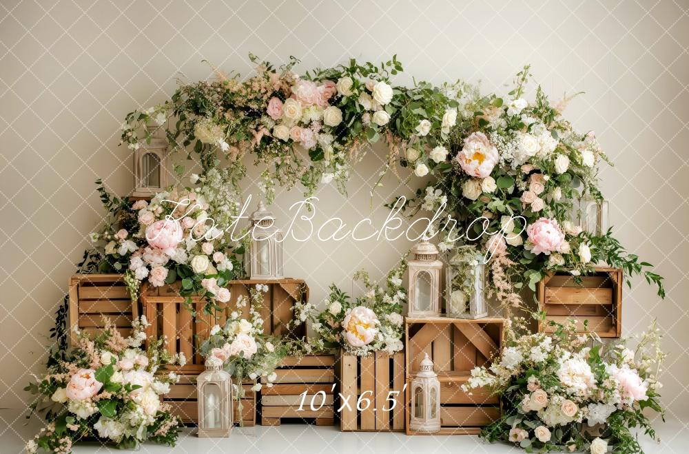 On Sale Kate Spring Floral Arch Lantern Backdrop Designed by Patty Robert -UK