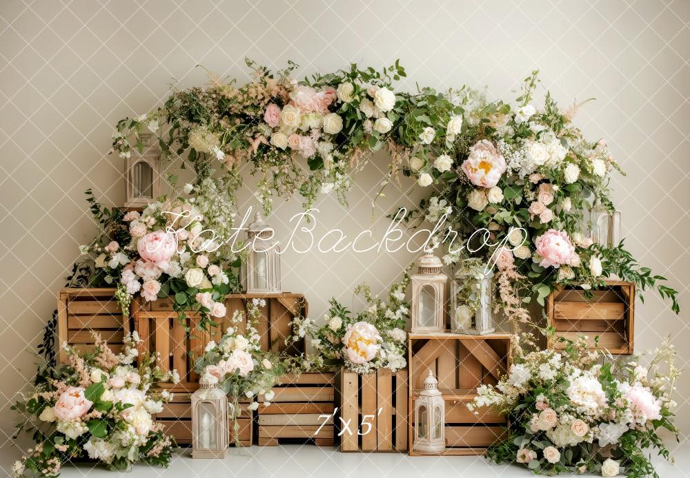 On Sale Kate Spring Floral Arch Lantern Backdrop Designed by Patty Robert -UK