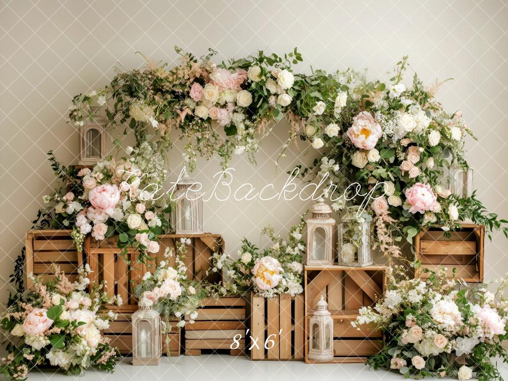 On Sale Kate Spring Floral Arch Lantern Backdrop Designed by Patty Robert -UK