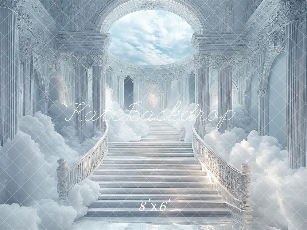 Kate Fantasy Cascading Stairs Cloud Backdrop Designed by Mini MakeBelieve -UK