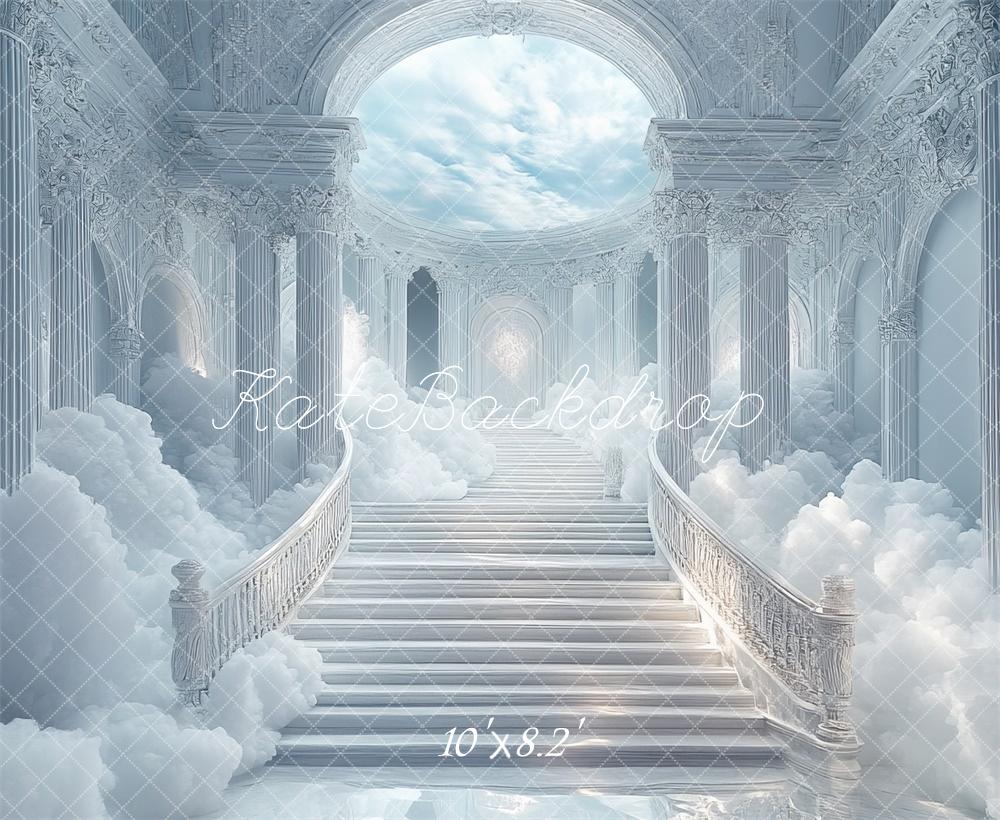 Kate Fantasy Cascading Stairs Cloud Backdrop Designed by Mini MakeBelieve -UK