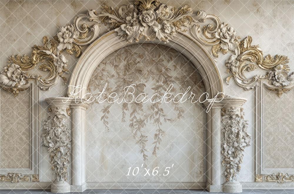 Kate Elegant Vintage Floral Arch Wall Backdrop Designed by Mini MakeBelieve -UK