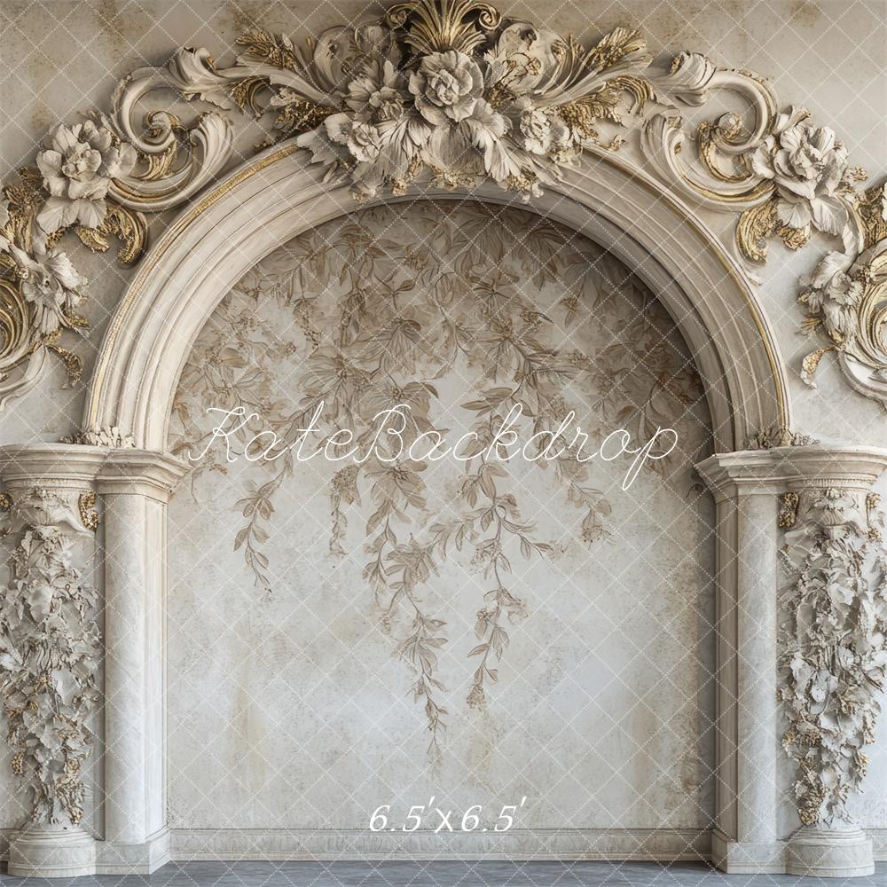 Kate Elegant Vintage Floral Arch Wall Backdrop Designed by Mini MakeBelieve -UK