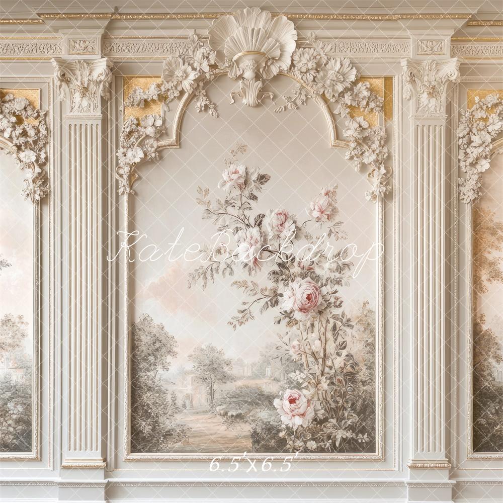 Kate Fine Art Interior Floral Vintage Wall Backdrop Designed by Mini MakeBelieve -UK