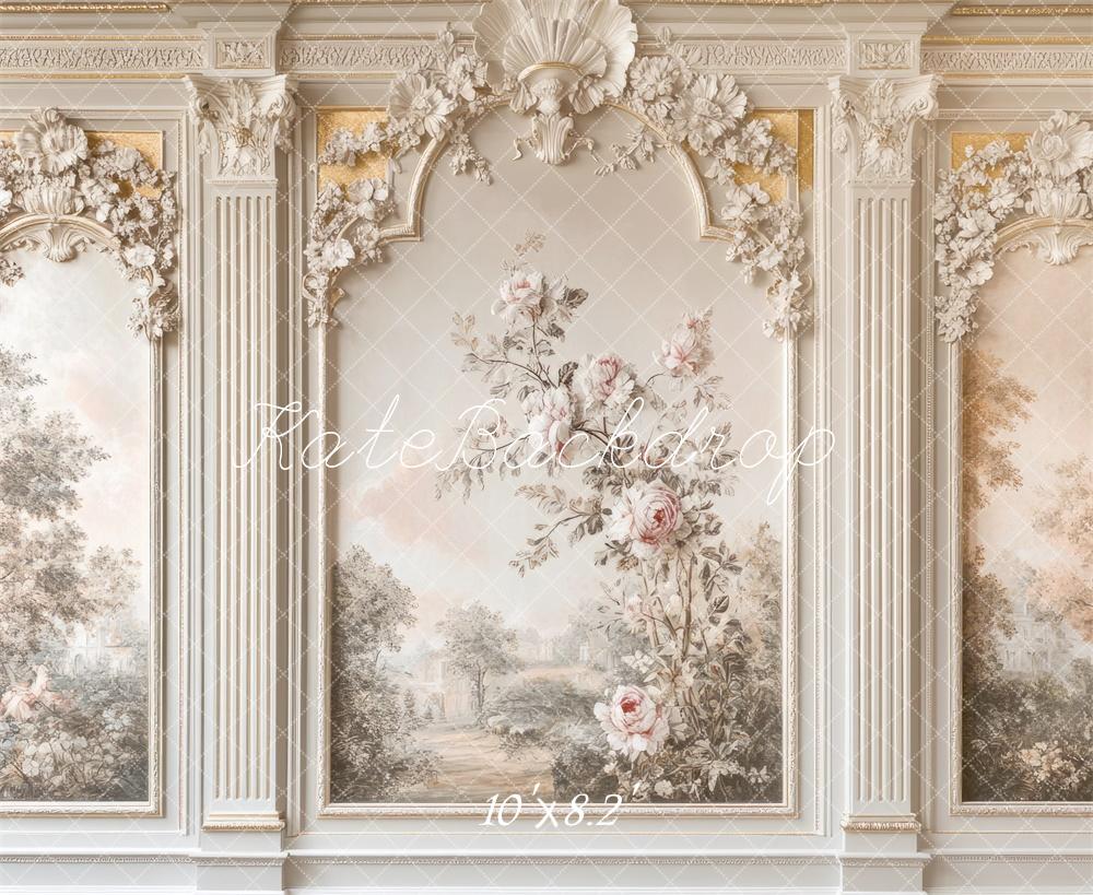 Kate Fine Art Interior Floral Vintage Wall Backdrop Designed by Mini MakeBelieve -UK