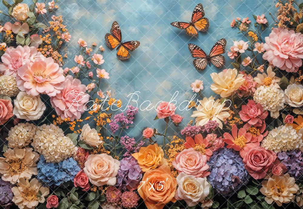 On Sale Kate Flower Butterfly Backdrop Designed by Emetselch -UK