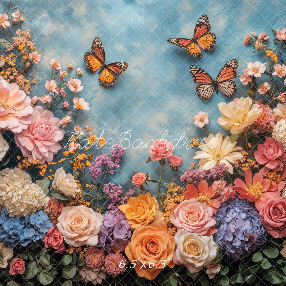On Sale Kate Flower Butterfly Backdrop Designed by Emetselch -UK