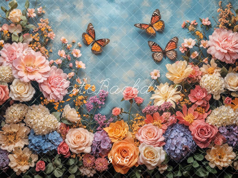 On Sale Kate Flower Butterfly Backdrop Designed by Emetselch -UK