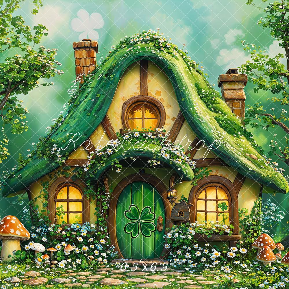Kate Fantasy Shamrock Cottage Backdrop Designed by Emetselch -UK
