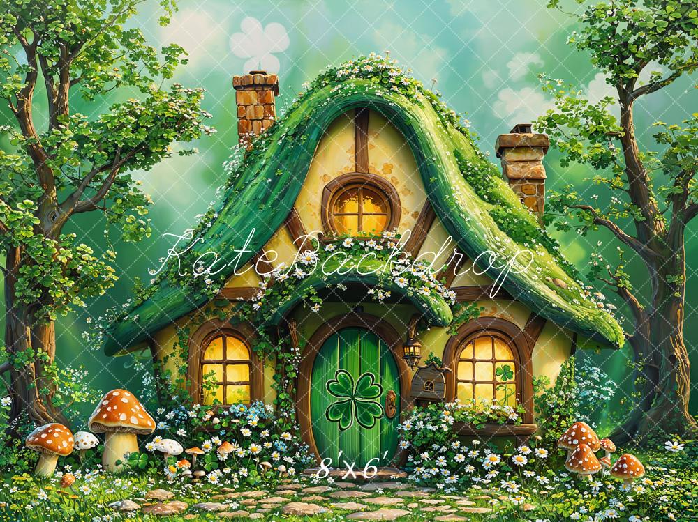 Kate Fantasy Shamrock Cottage Backdrop Designed by Emetselch -UK