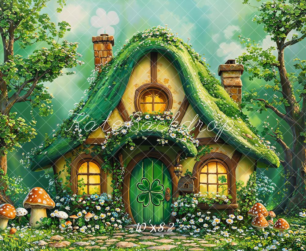 Kate Fantasy Shamrock Cottage Backdrop Designed by Emetselch -UK