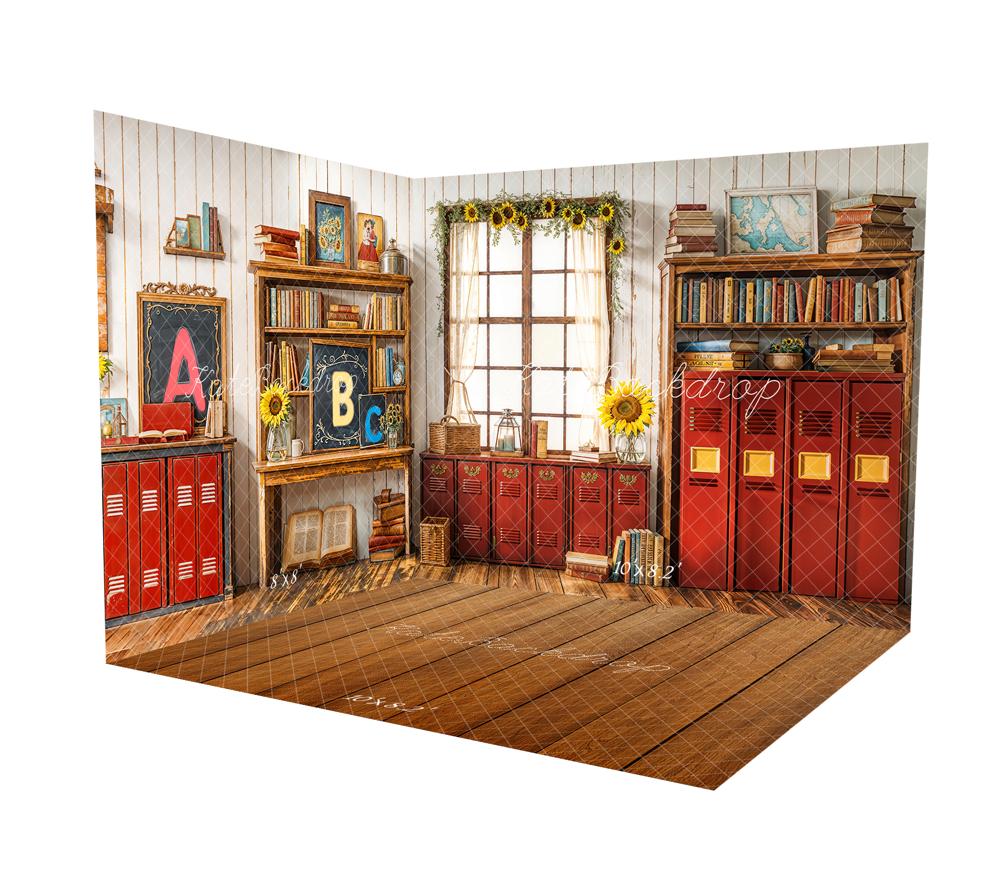 Kate Back To School Vintage Library Lockers Room Set -UK