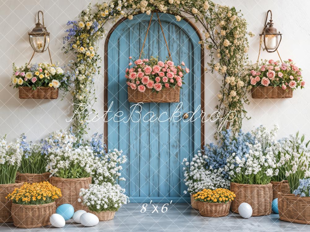 Kate Easter Spring Flower Arch Doorway Backdrop Designed by Emetselch -UK
