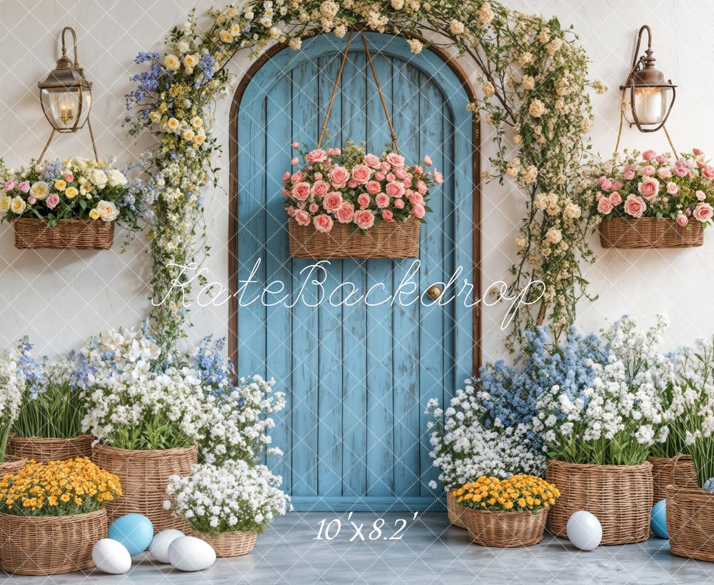 Kate Easter Spring Flower Arch Doorway Backdrop Designed by Emetselch -UK